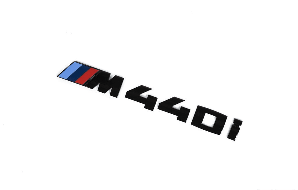 FORM Industries Gloss Black Rear Model Badge for BMW M440i