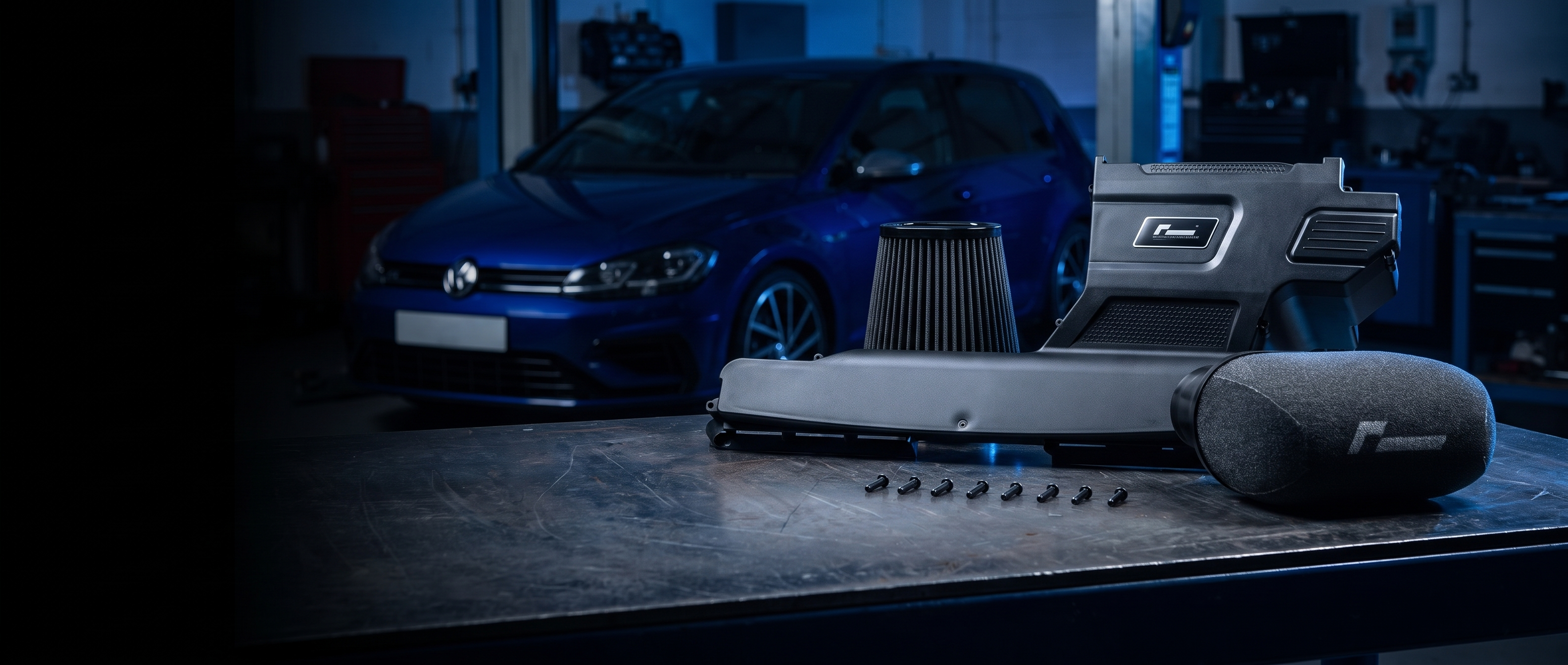 Racingline R600 intake kit with VW Golf R - HAZ Motorsport homepage banner