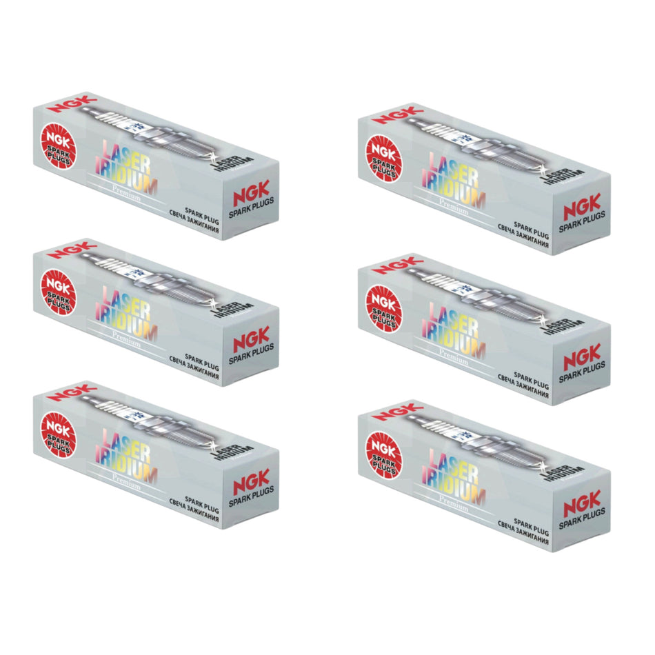 NGK Laser Iridium Spark Plugs BMW M3 F80 / M4 F82 F83 / M2 Comp CS S55 x6 Plugs