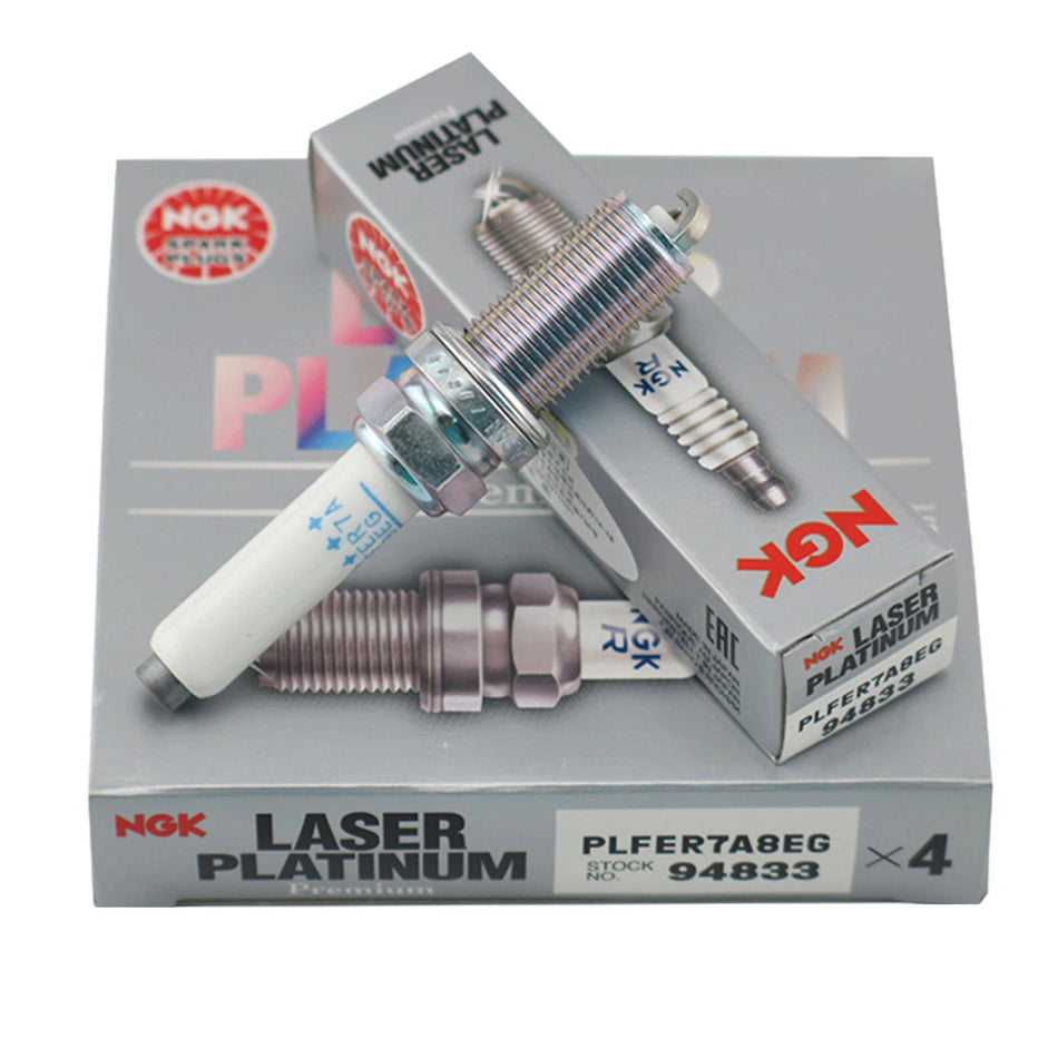 NGK Laser Platinum Spark Plugs PLFER7A8EG x4 For VW Golf MK7 R GTI Audi S3 8V S1