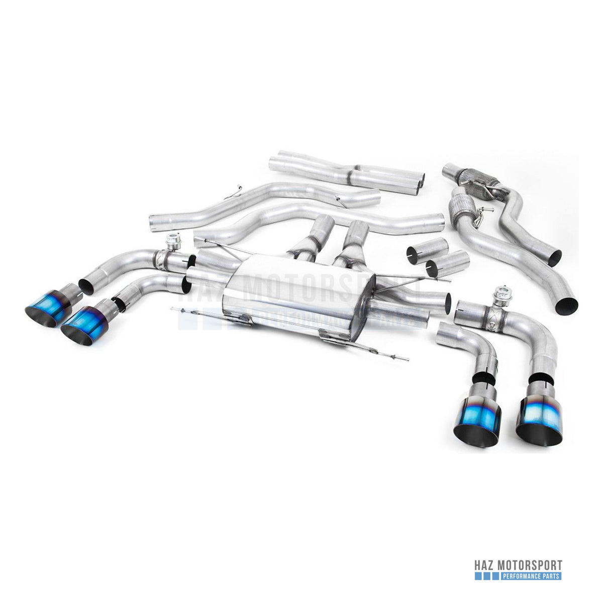 Milltek Sport Cat Back Exhaust – Alfa Romeo Giulia Quadrifoglio 2.9 V6 Bi-Turbo (2017 on) – photo 13