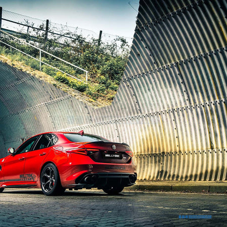 Milltek Sport Cat Back Exhaust – Alfa Romeo Giulia Quadrifoglio 2.9 V6 Bi-Turbo (2017 on) – photo 14
