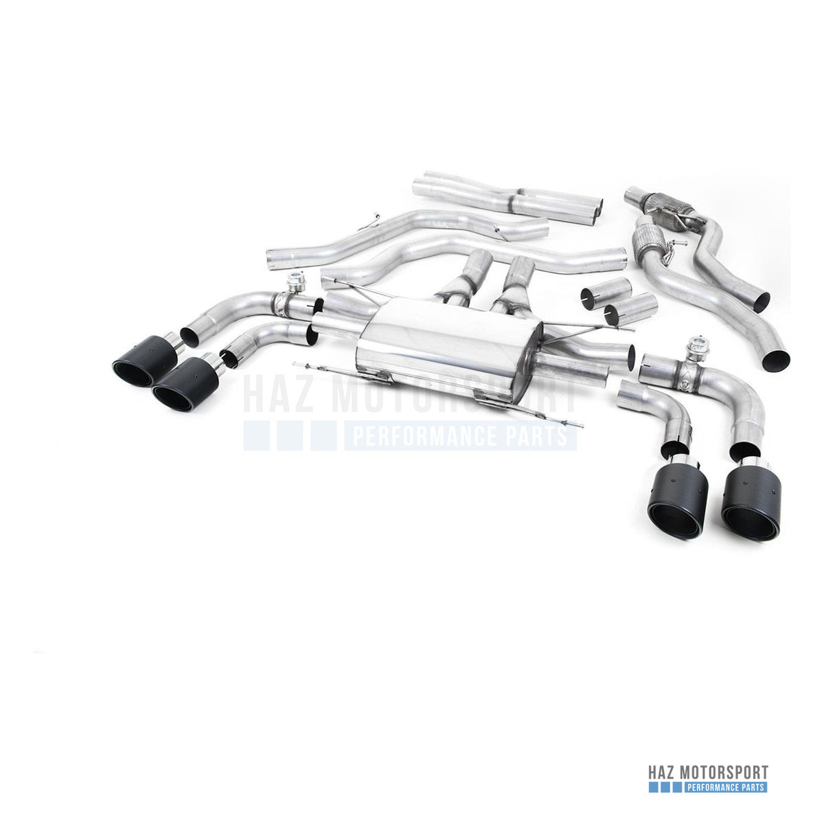 Milltek Sport Cat Back Exhaust – Alfa Romeo Giulia Quadrifoglio 2.9 V6 Bi-Turbo (2017 on) – photo 16