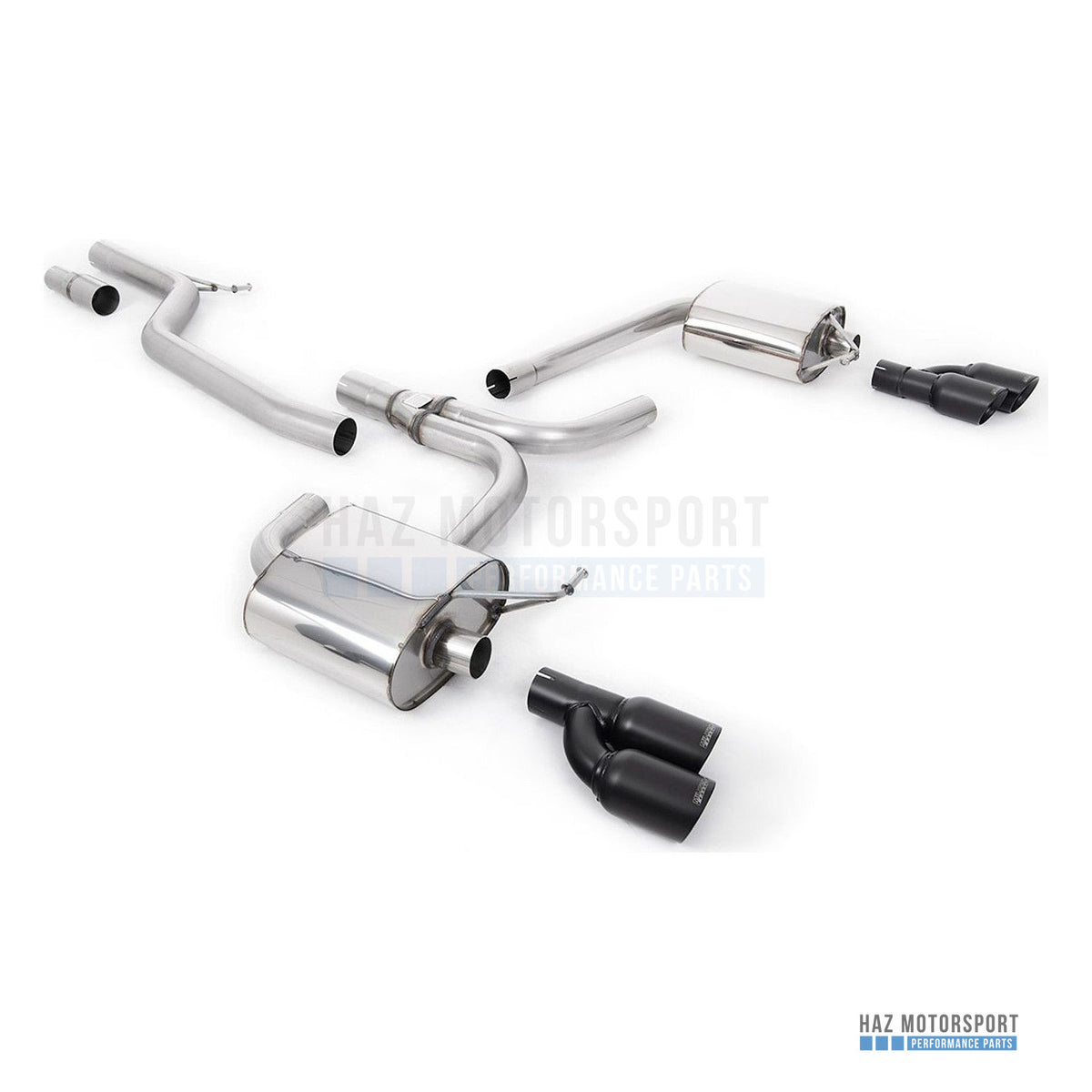 Milltek Sport Cat Back Exhaust – Audi A4 2.0 TDI B8/A5 S-line (2007–2012) – photo 3
