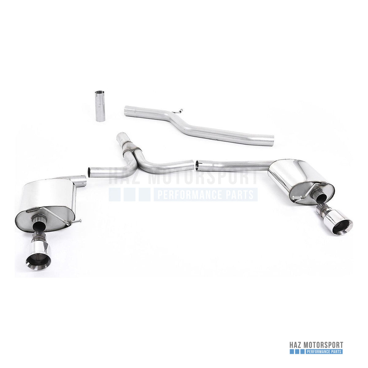 Milltek Sport Cat Back Exhaust – Audi A4 3.0 TDI B8 (2008–2011) – photo 2