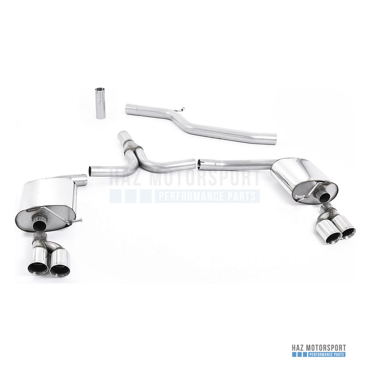 Milltek Sport Cat Back Exhaust – Audi A4 3.0 TDI B8/Audi A5 (Multitronic) (2008–2012) – photo 2