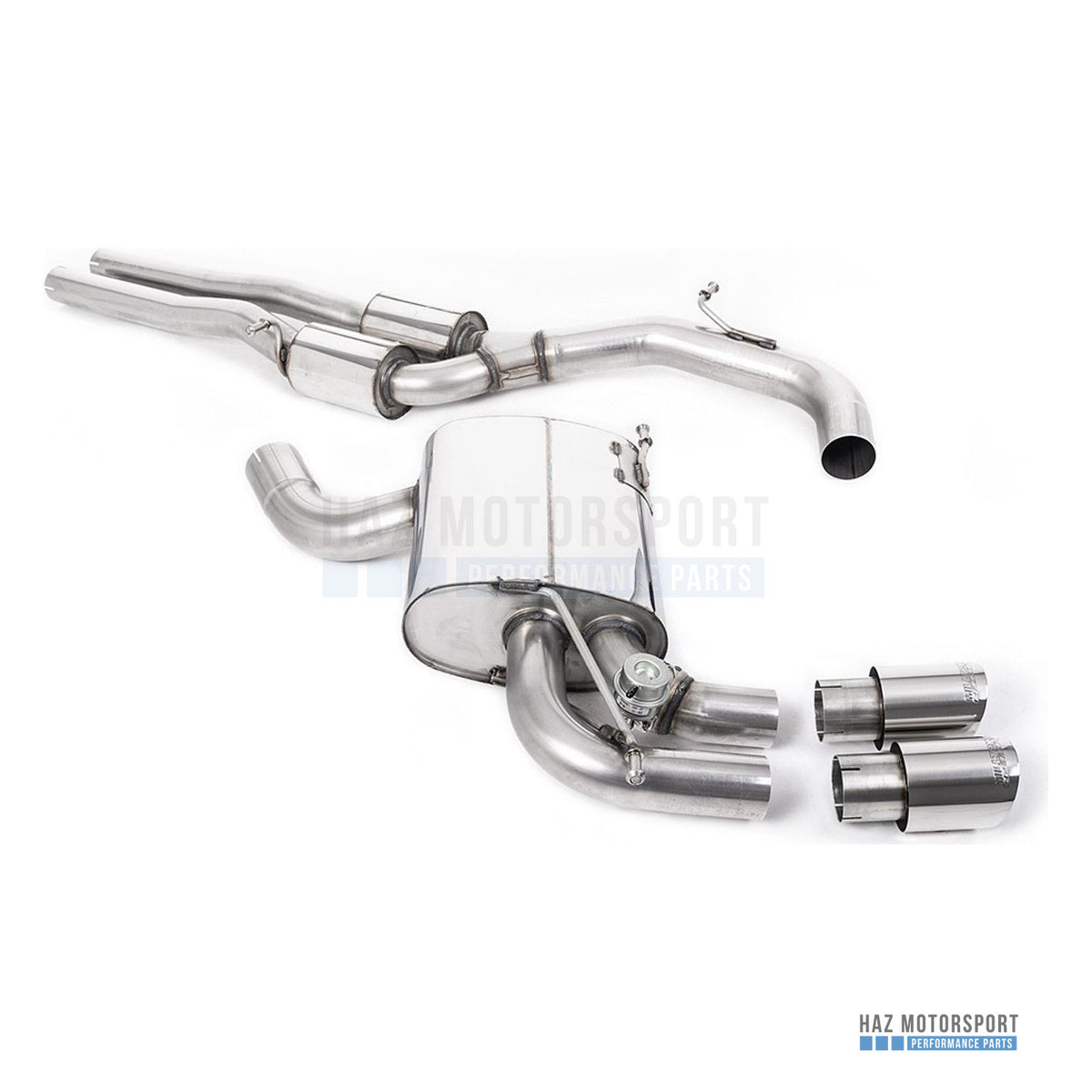 Milltek Sport Cat Back Exhaust – Audi RS3 8P Sportback S Tronic (2011–2012) – photo 1