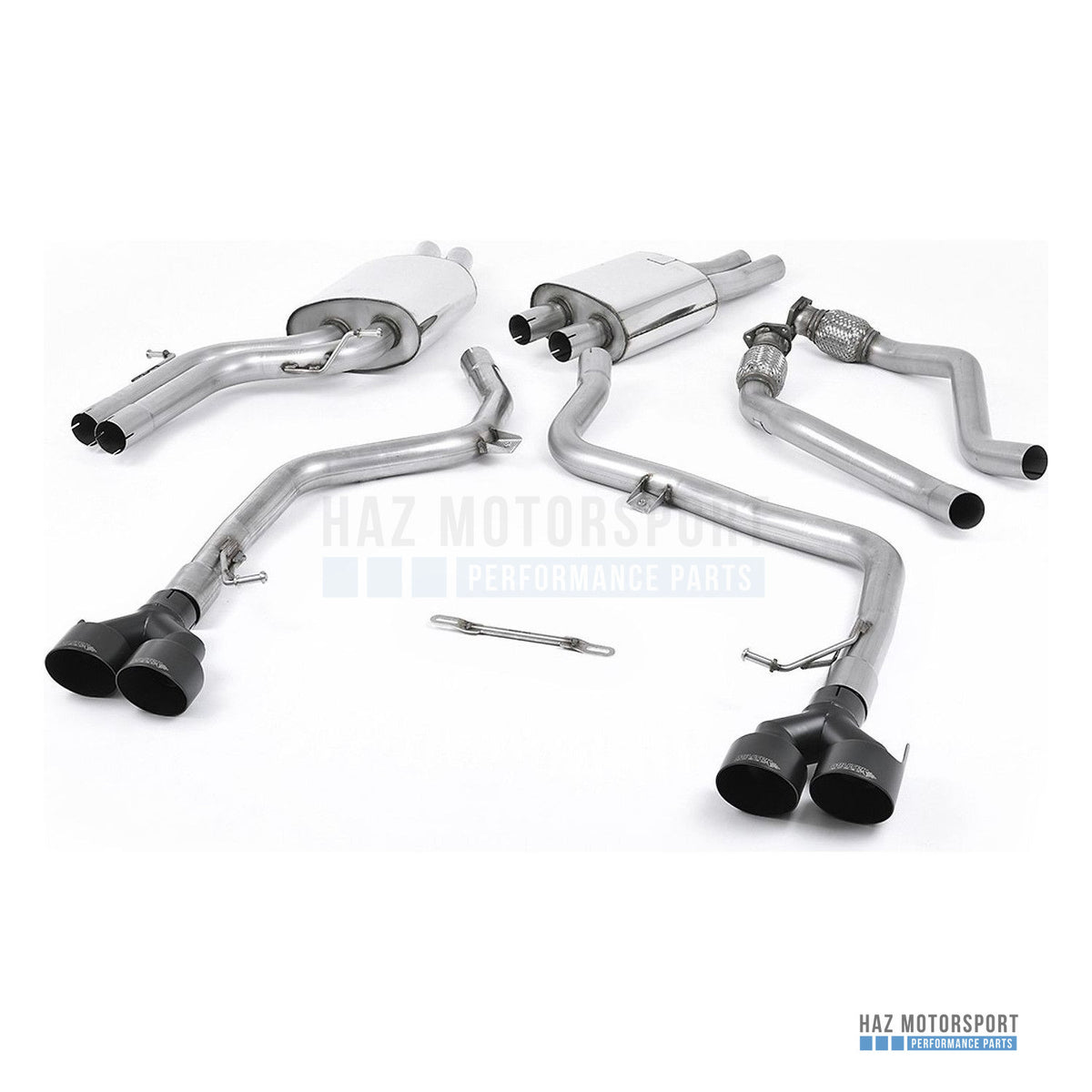 Milltek Sport Cat Back Exhaust – Audi S4 V6/S5 3.0 B8.5 Sportback (2012–2016) – photo 2