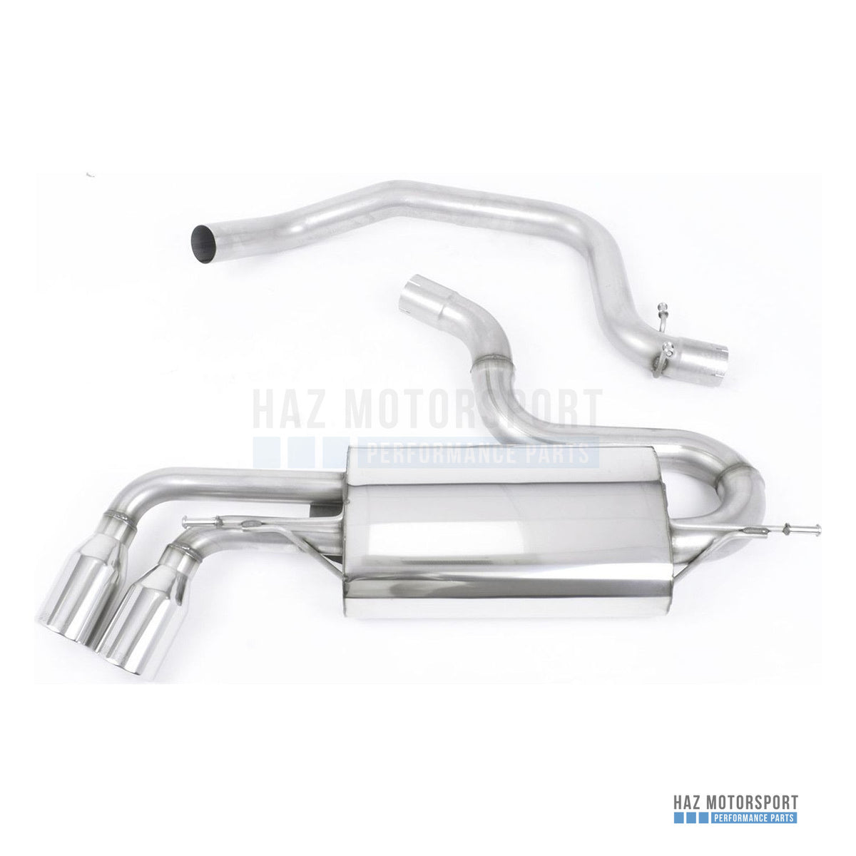 Milltek Sport Cat Back Exhaust – Audi TT Mk2 2.0 2WD (2006–2011) – photo 1
