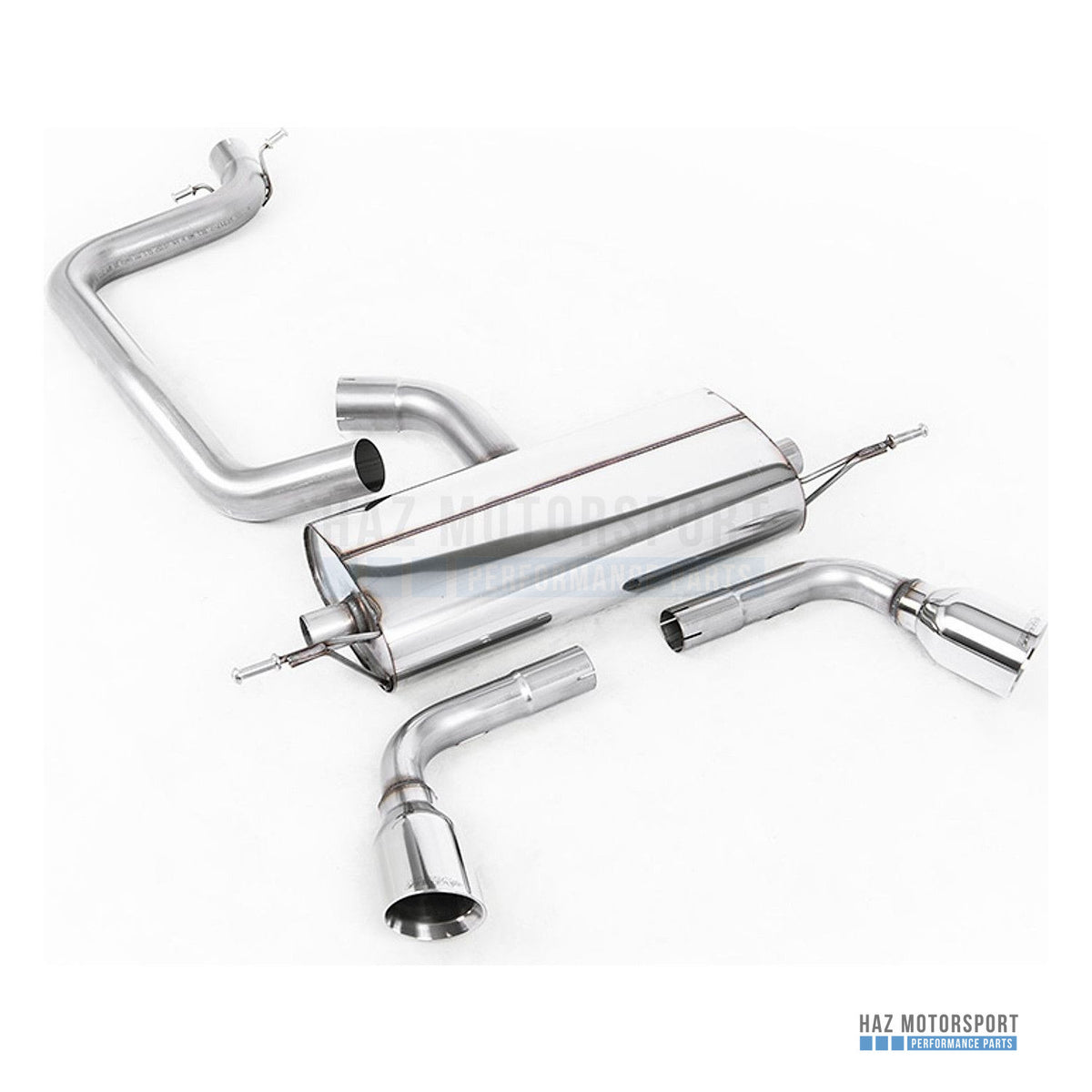 Milltek Sport Cat Back Exhaust – Audi TT Mk2 2.0 2WD (2006–2011) – photo 3