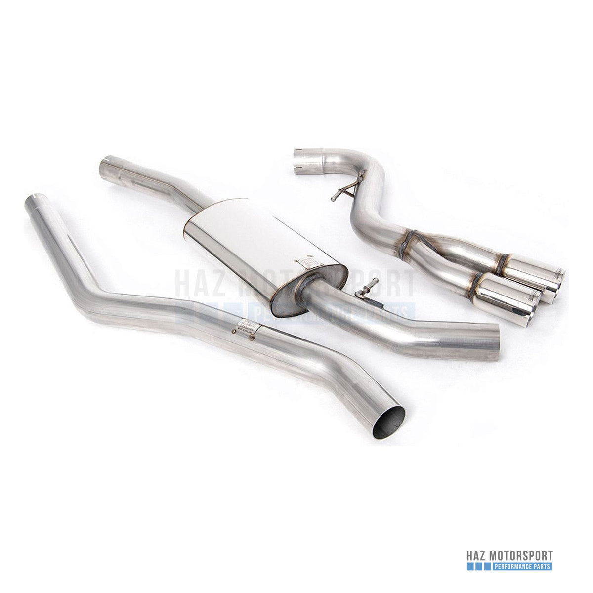 Milltek Sport Cat Back Exhaust – BMW 1 Series 118/120/123D (M-Sport Coupe) (2008–2012) – photo 1