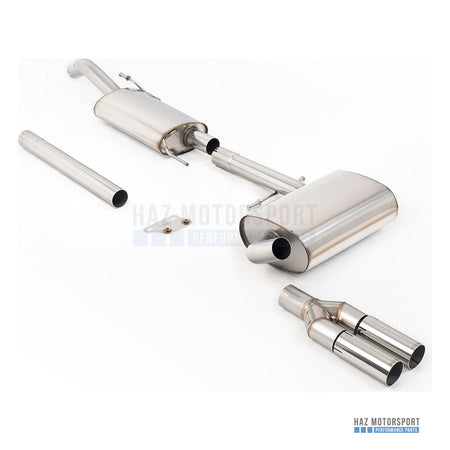 Milltek Sport 2.25" Cat Back Exhaust System with Twin Round OE Style Tips – VW Golf Mk3 GTI 2.0 8V / 16V & VR6 2.8 (1992–1998) – photo 1