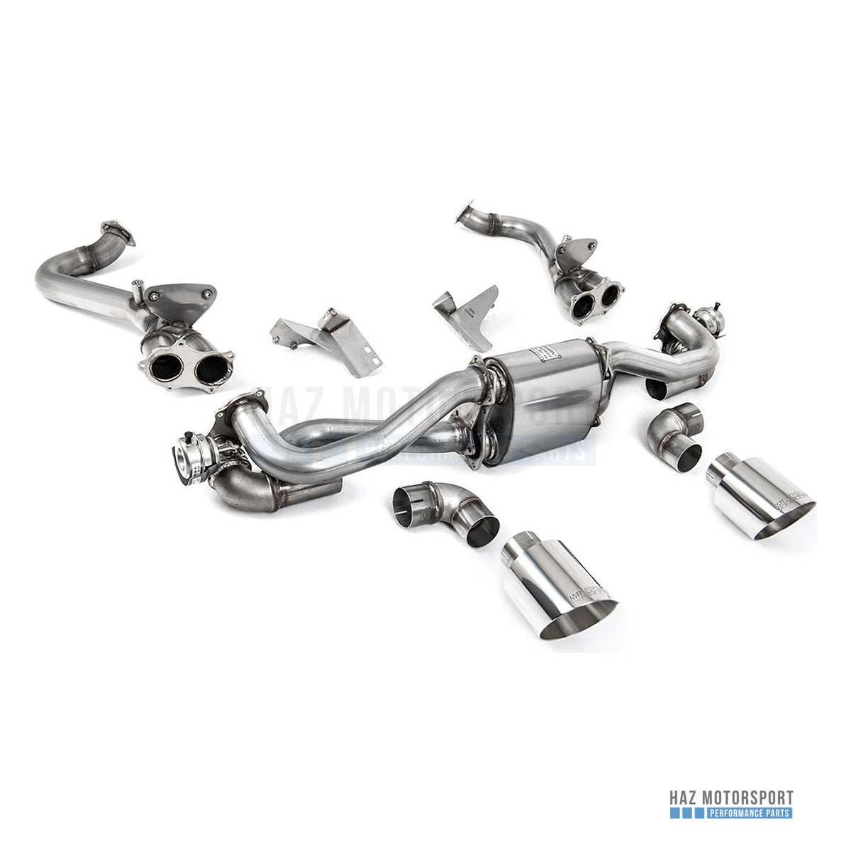 Milltek Sport Cat Back Exhaust – Porsche 718 GTS & Spyder Boxter/GT4 4.0 Cayman (2020 on) – photo 1