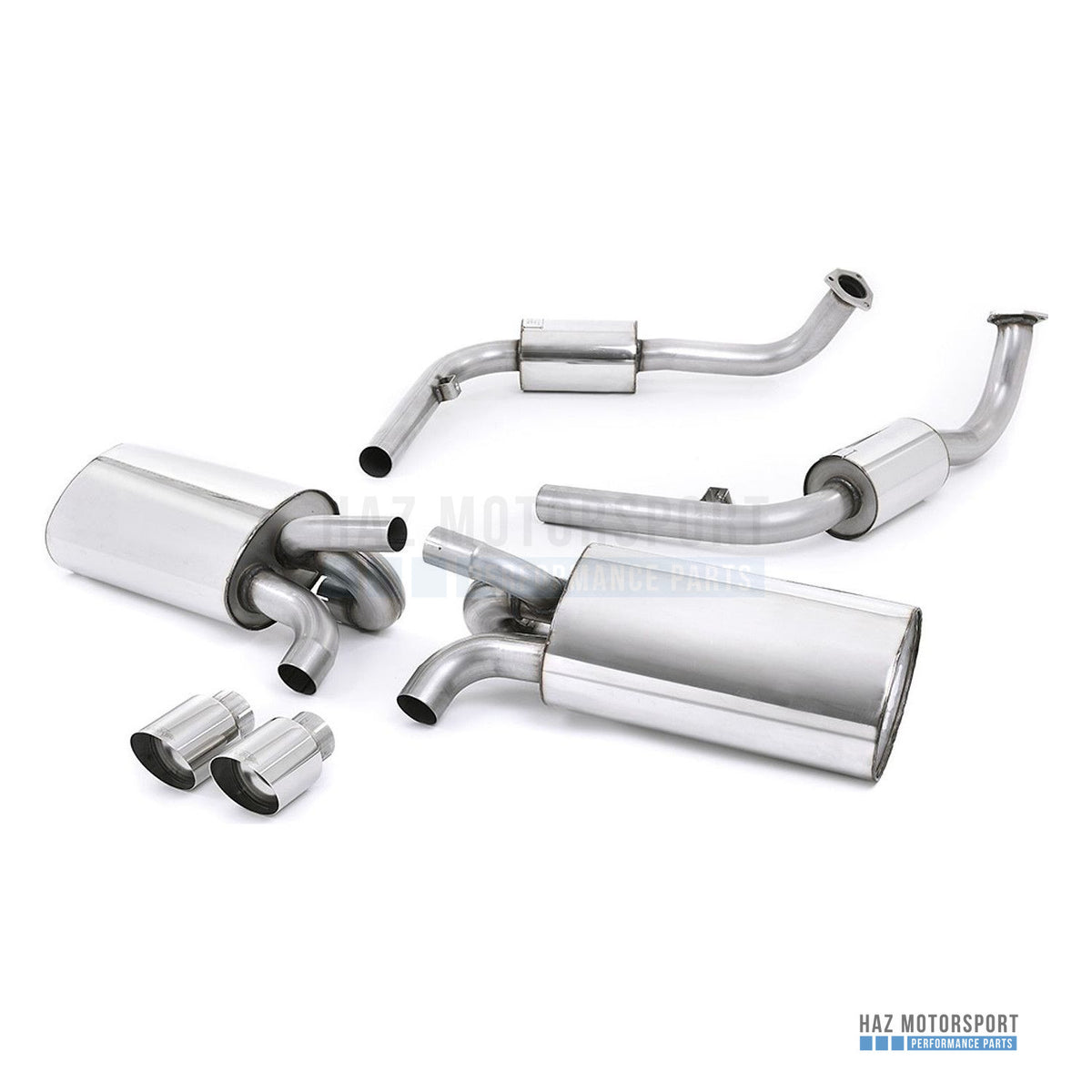 Milltek Sport Cat Back Exhaust – Porsche 987 S 3.2 Boxter/Cayman (Gen 1) (2004–2009) – photo 1
