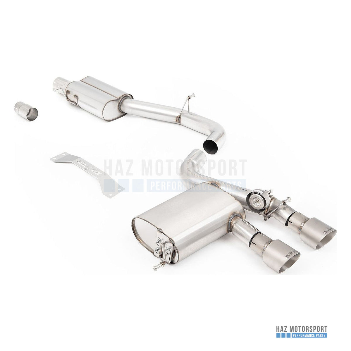 Milltek Sport Cat Back Exhaust – VW Golf Mk5 R32 3.2 V6 (2005–2009) – photo 17