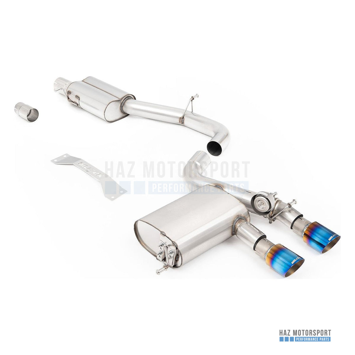 Milltek Sport Cat Back Exhaust – VW Golf Mk5 R32 3.2 V6 (2005–2009) – photo 22