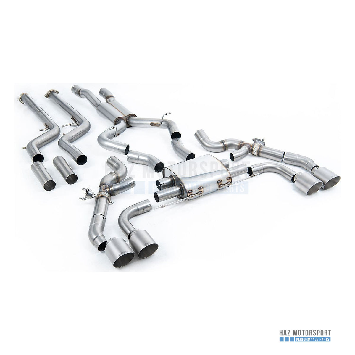 Milltek Sport Front Pipe Back Exhaust – BMW X3 G01/X4 G02 S58 LCI (2022 on) – photo 4