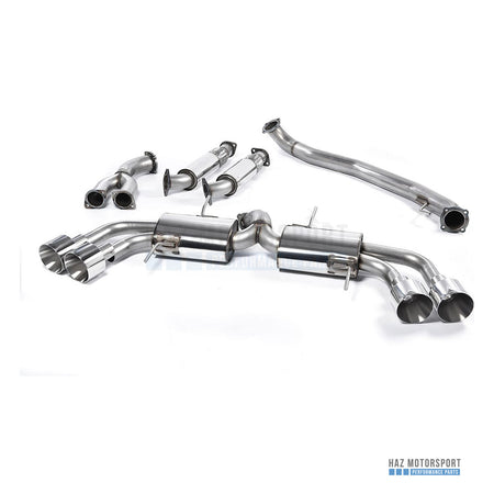 Milltek Sport Race (Loudest) 90mm Primary Cat Back Exhaust System with GT-127 Tips – Nissan GT-R R35 3.8 V6 Twin Turbo (2009–2015) – photo 1