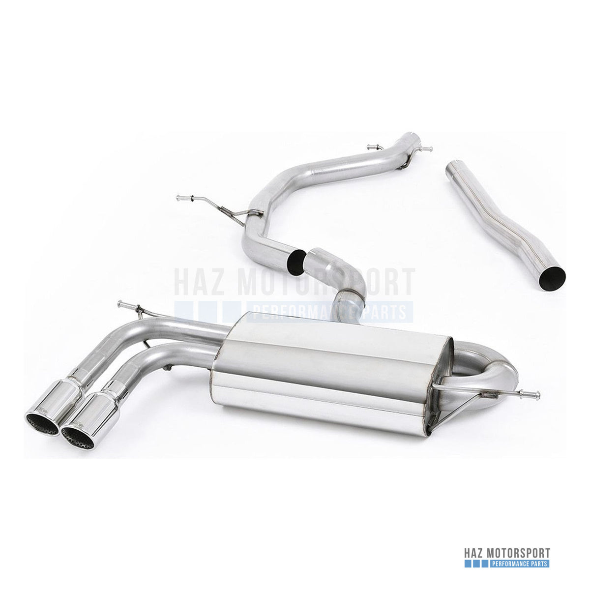 Milltek Sport GPF Back Exhaust – Audi A3/Seat Leon 2.0 TDI (2005–2013) – photo 1
