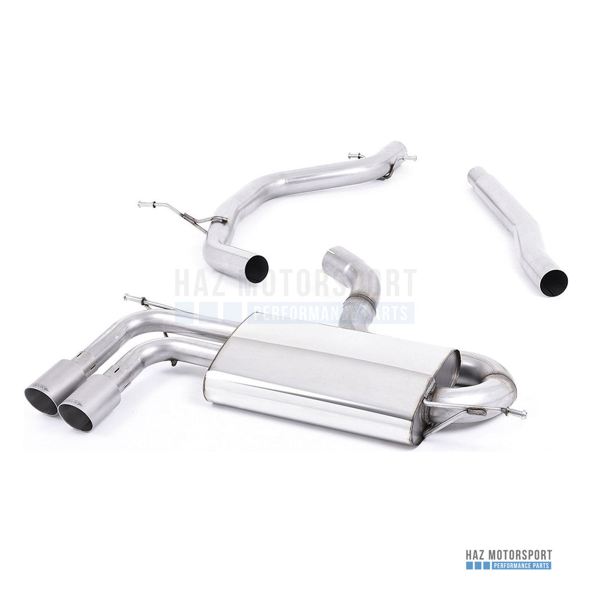 Milltek Sport GPF Back Exhaust – Audi A3/VW Golf GTD/Scirocco GT (2008–2017) – photo 3