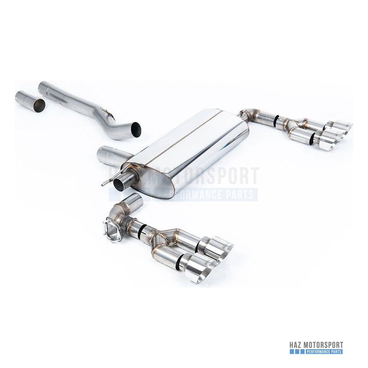Milltek Sport GPF Back Exhaust – BMW F40 M135i (2019 on) – photo 2