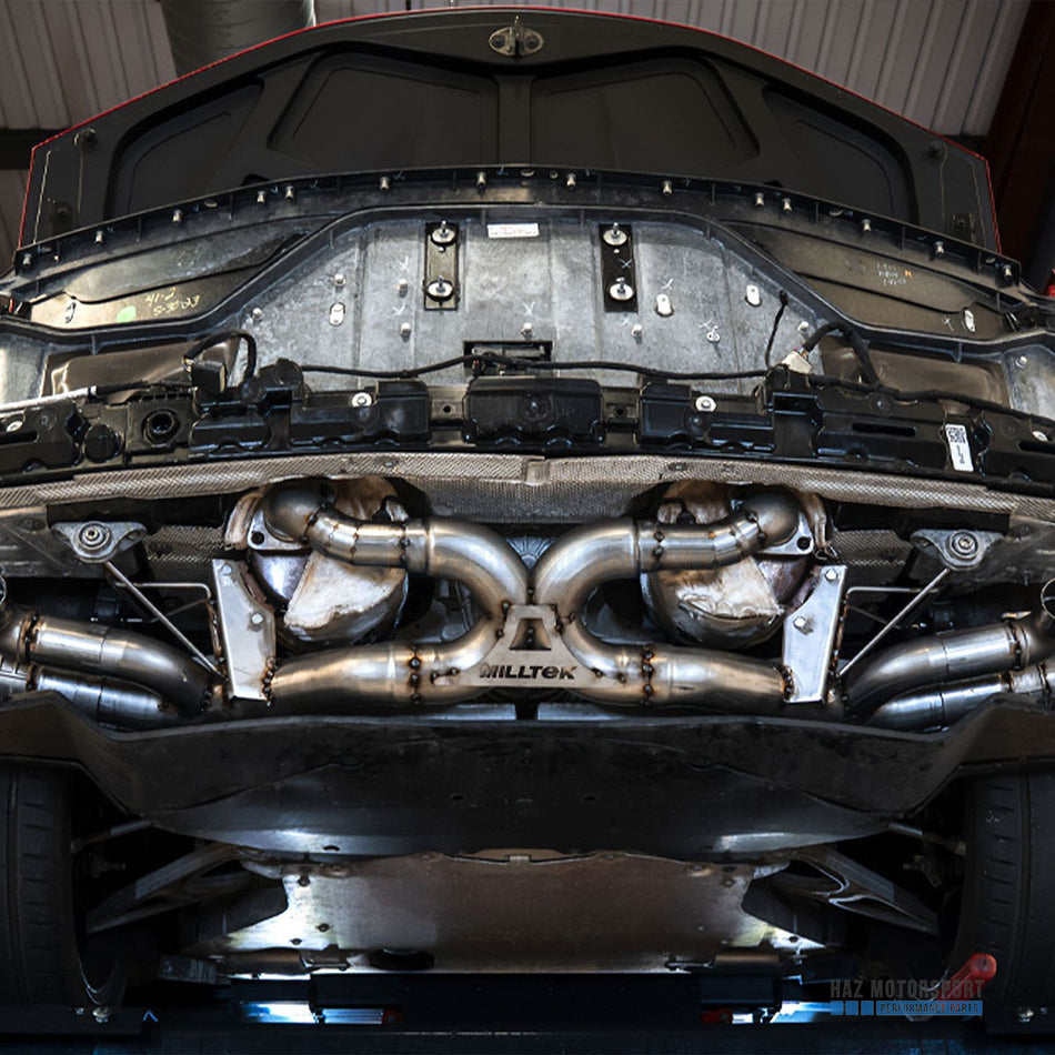 Milltek Sport GPF Back Exhaust – Chevrolet / GMC Corvette Stingray 6.2L V8 & E-Ray Hybrid (2024 on) – photo 1
