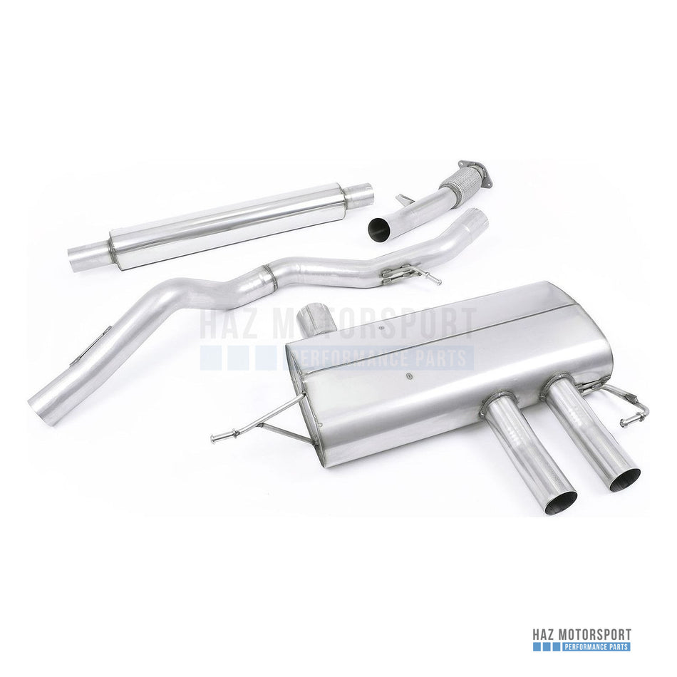 Milltek Sport 3" Non-Valved GPF Back Exhaust System, EC Approved, Uses OE Tips – Renault Megane RS 300 Trophy Mk4 1.8 TCe (2019 on) – photo 1