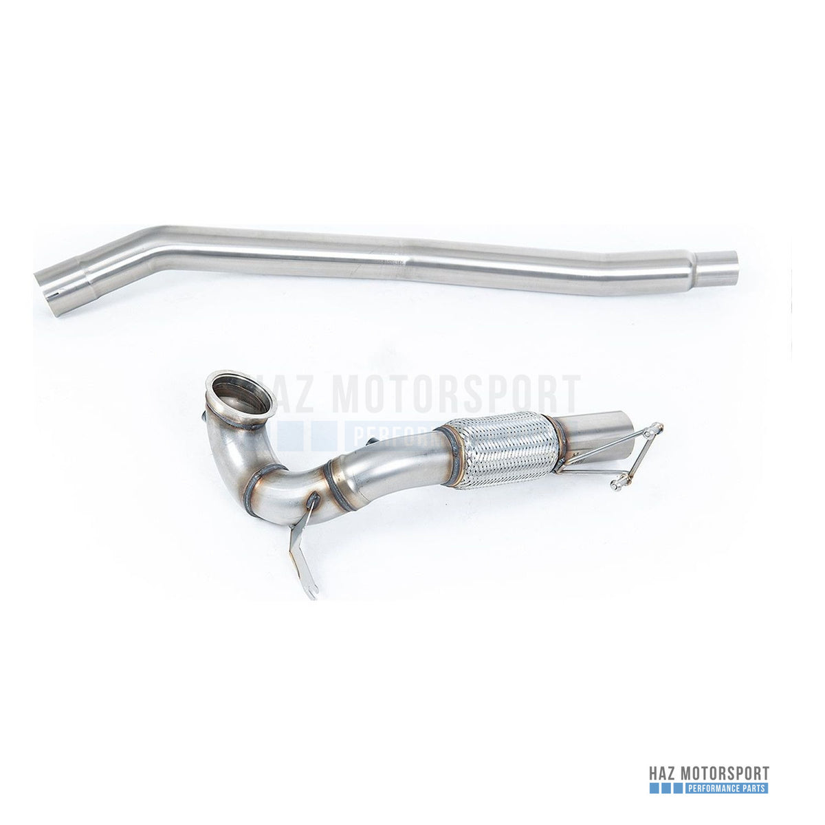 Milltek Sport Large Bore Downpipe with Catalyst Delete – VW Golf R Mk7.5 (2017–2021) – photo 1