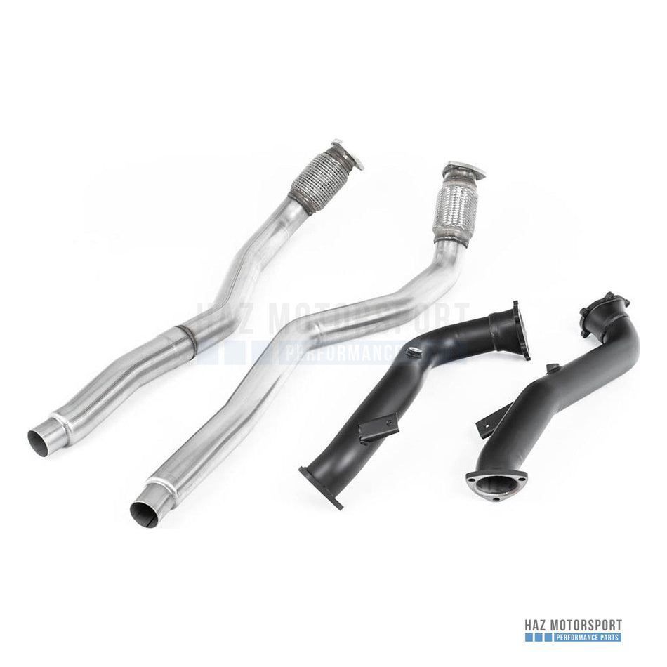 Milltek Sport Large Bore Downpipe with Sports Cat – Audi C7 RS6/RS7/S6/S7 (2012–2018) – photo 1