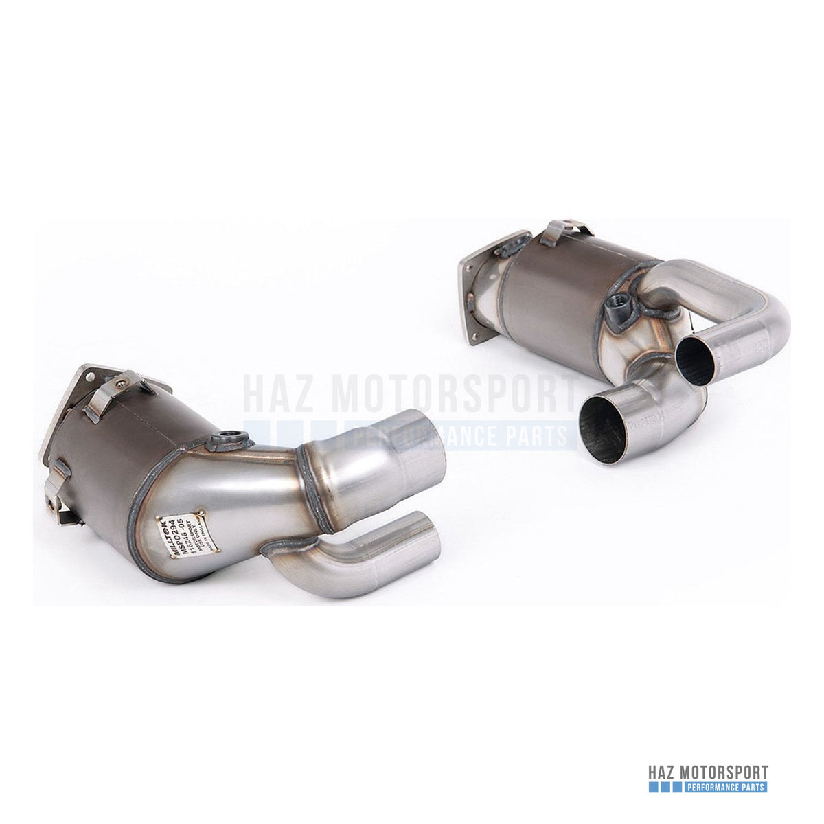 Milltek Sport Large Bore Downpipe with Sports Cat – Porsche 991.2 3.0 T/S/GTS (2015–2019) – photo 1