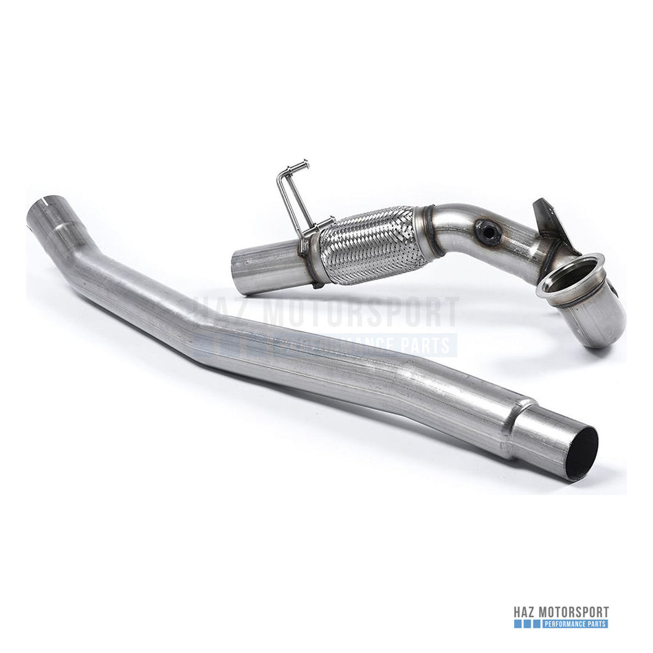 Milltek Sport Large Bore Downpipe with Sports Cat – VW Golf R Mk7 / Mk7.5, Audi S3 8V & VW Arteon 2.0 TSI (2013–2020) – photo 1