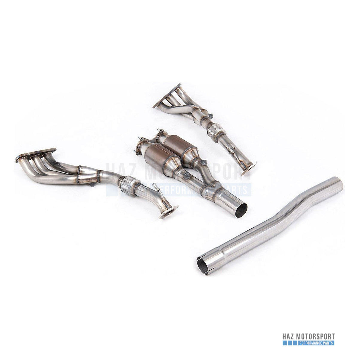 Milltek Sport Large Bore Downpipe with Sports Cat – VW Golf Mk5 R32 3.2 V6 (2005–2009) – photo 2