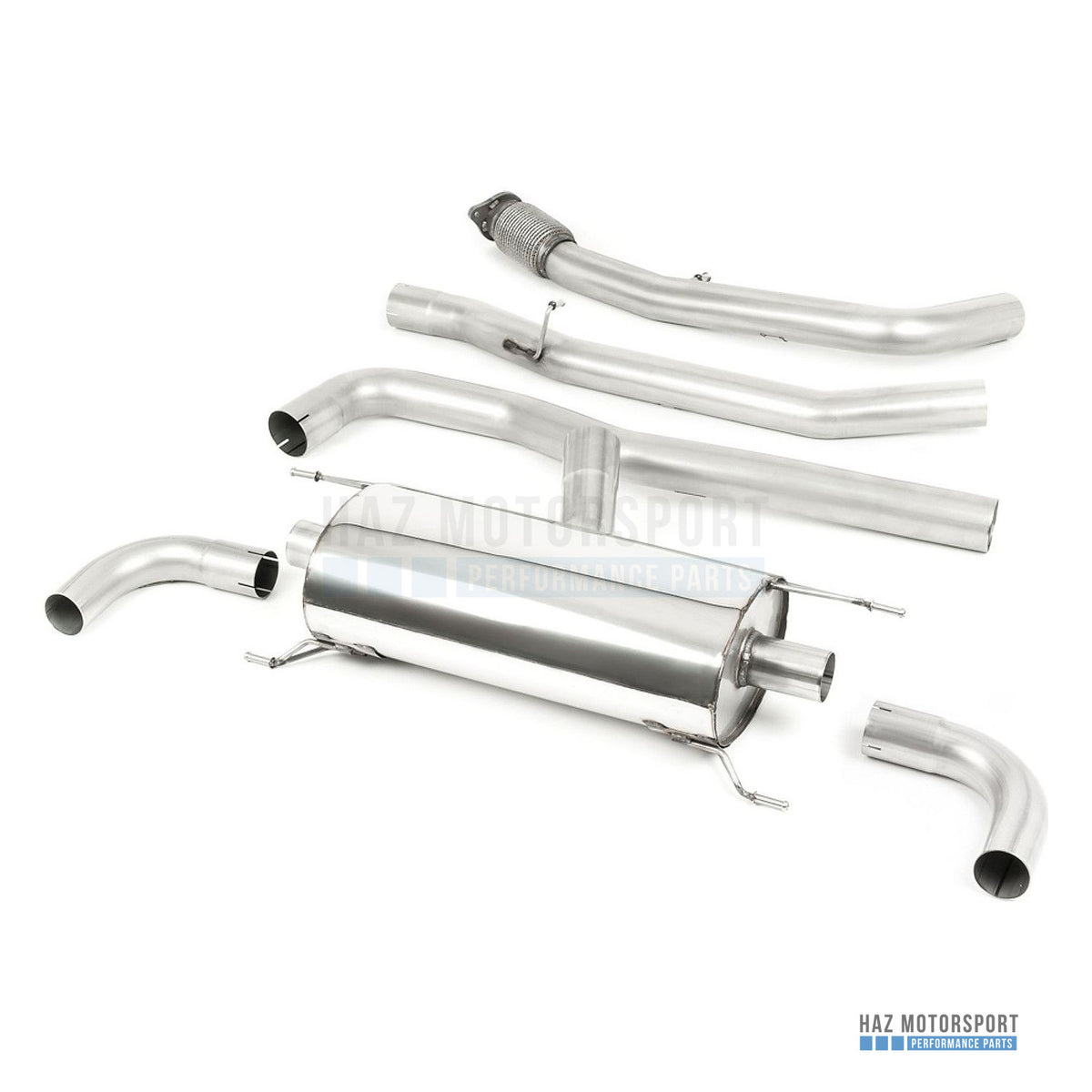 Milltek Sport Non-Resonated (Louder) Cat Back Exhaust – Alfa Romeo Giulia 2.0T Veloce (2017 on) – photo 4