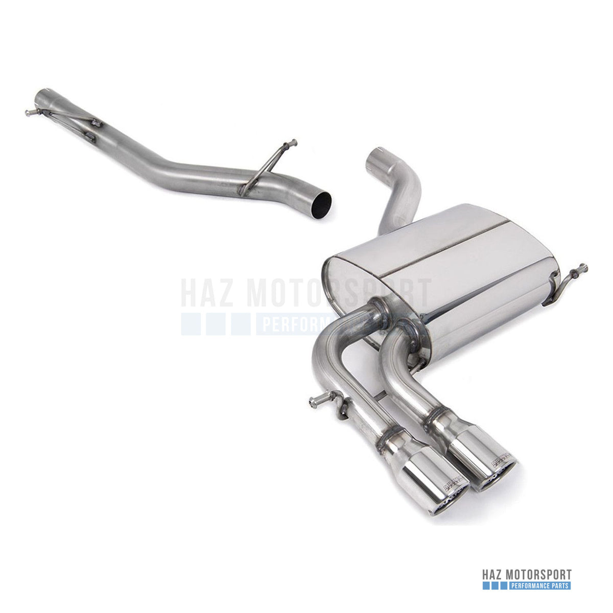 Milltek Sport Non-Resonated (Louder) Cat Back Exhaust – Audi A3 2.0T FSI Quattro (2004–2012) – photo 1