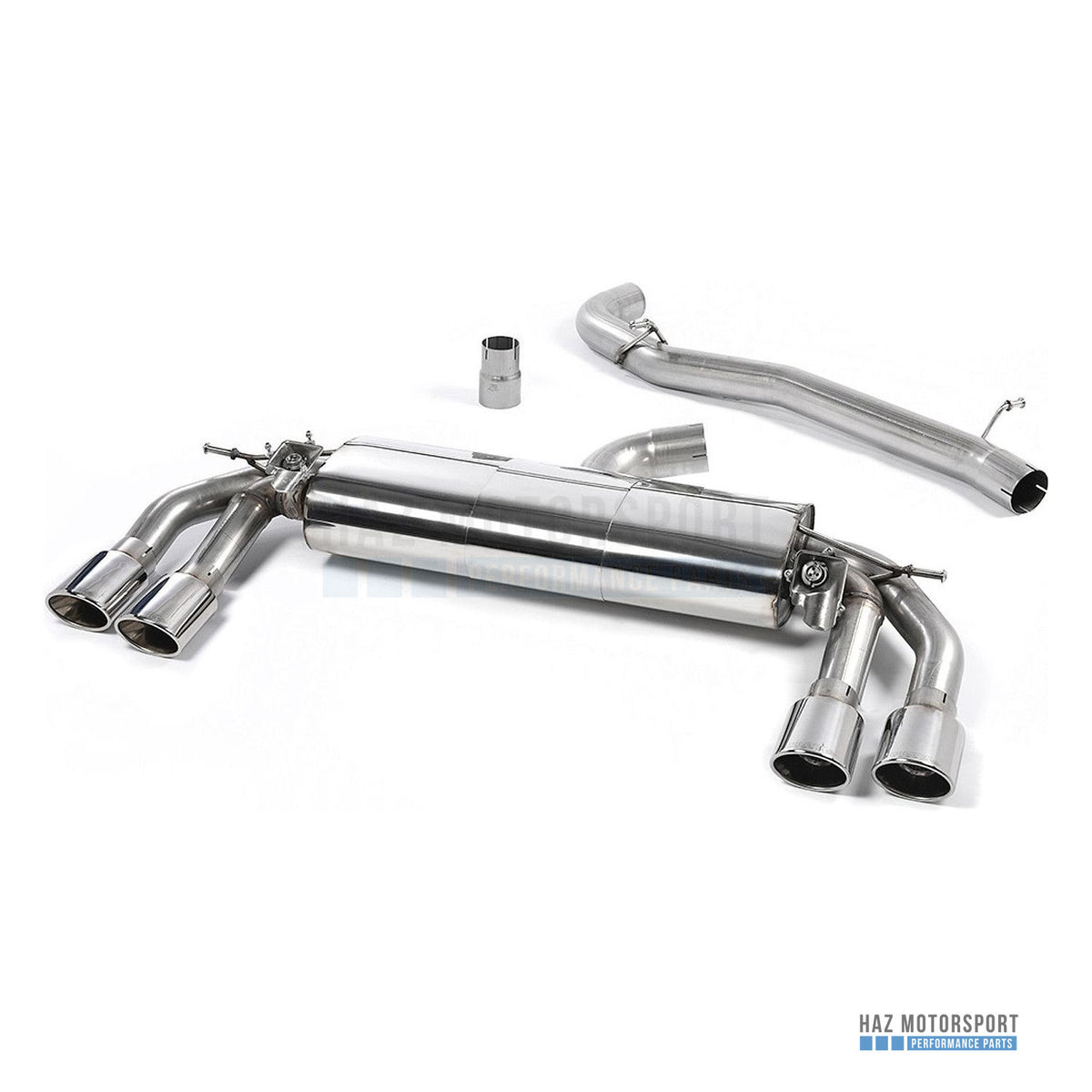 Milltek Sport Non-Resonated (Louder) Cat Back Exhaust – Audi TTS Mk3 (2015 on) – photo 1
