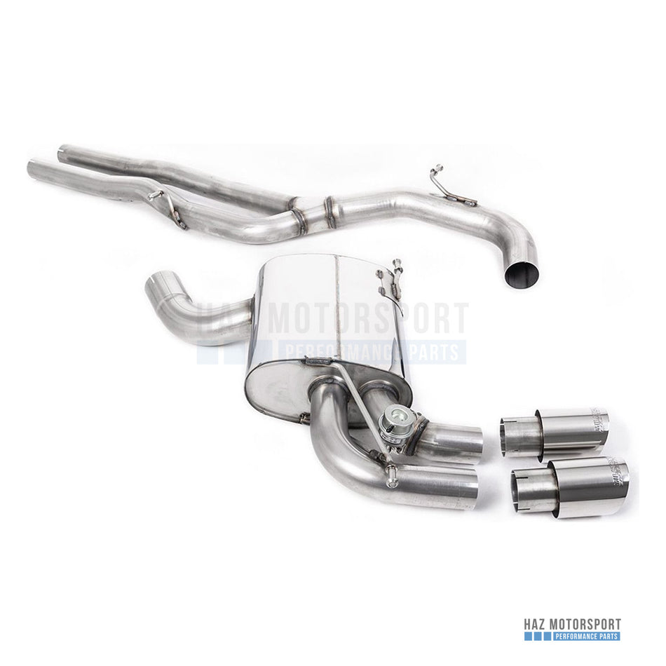 Milltek Sport Non-Resonated (Louder) Cat Back Exhaust – Audi RS3 8P Sportback S Tronic (2011–2012) – photo 1