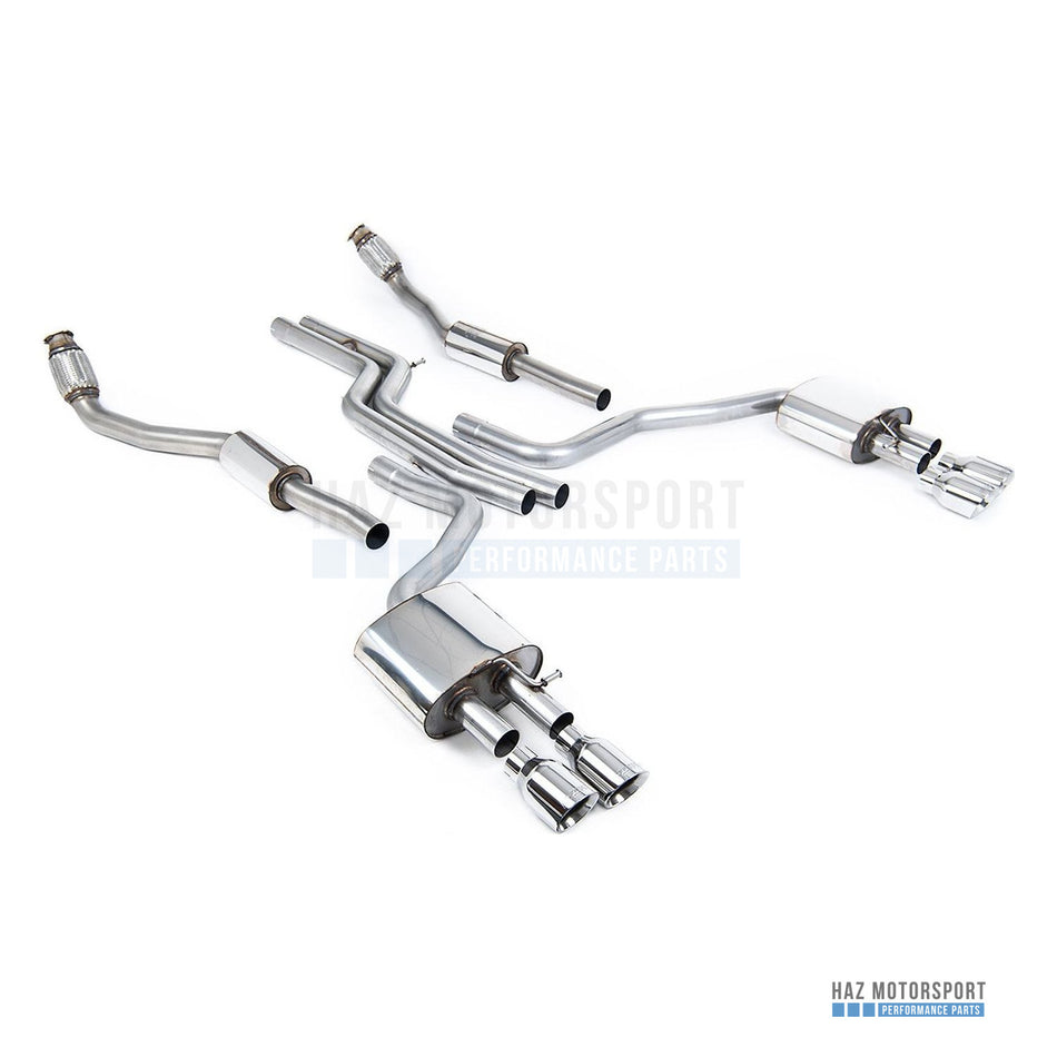Milltek Sport Non-Resonated (Louder) Cat Back Exhaust – Audi S6 C7/S7 Sportback (2012–2018) – photo 1
