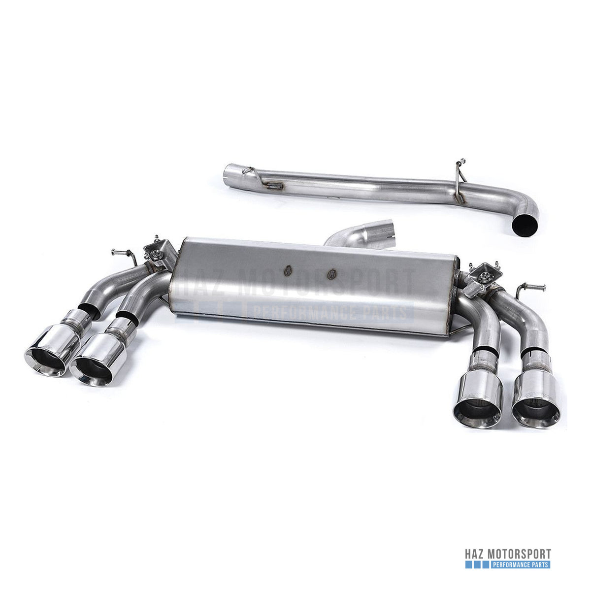 Milltek Sport Non-Resonated (Louder) Cat Back Exhaust – Audi S3 8V.2 Sportback (2013–2020) – photo 1