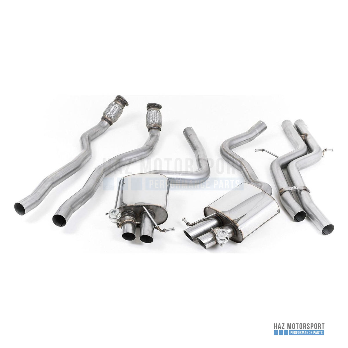 Milltek Sport Non-Resonated (Louder) Cat Back Exhaust – Audi RS5 B8 Coupe (2010–2015) – photo 1
