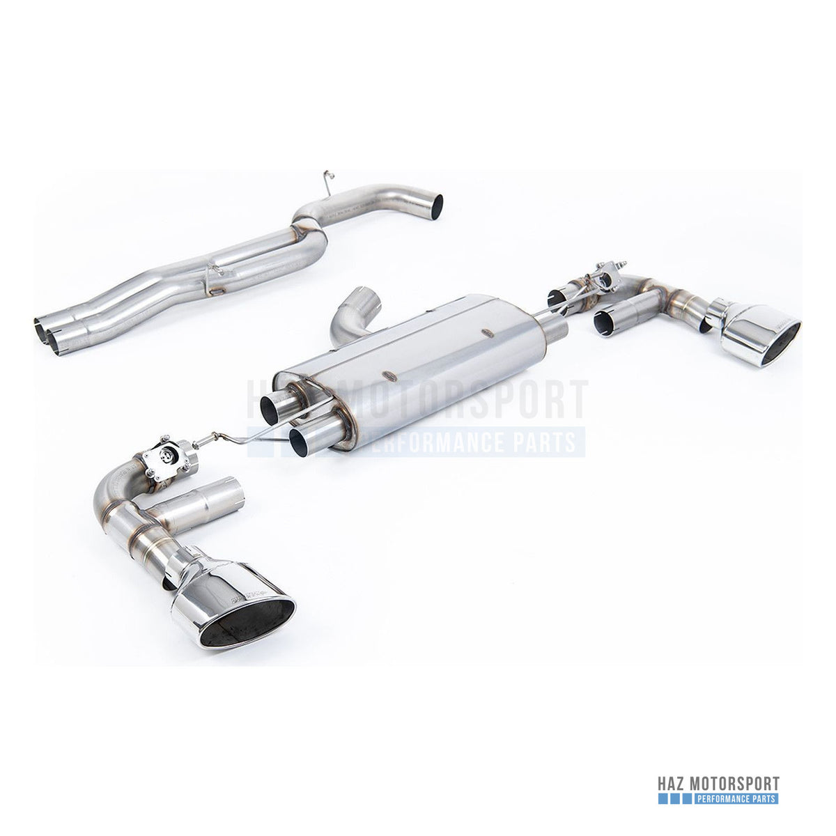 Milltek Sport Non-Resonated (Louder) Cat Back Exhaust – Audi TTRS Mk3 Quattro (2016 on) – photo 1