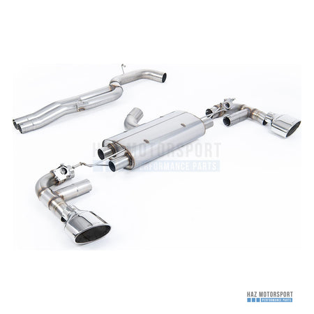 Milltek Sport Non-Resonated (Louder) Cat Back Exhaust – Audi TTRS Mk3 Quattro (2016 on) – photo 1