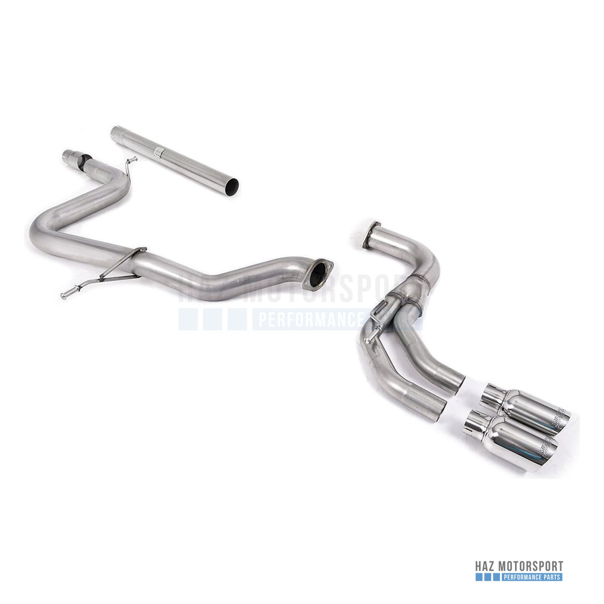 Milltek Sport Non-Resonated (Louder) Cat Back Exhaust – Audi A3 2.0 TDI MQB (2013–2020) – photo 1