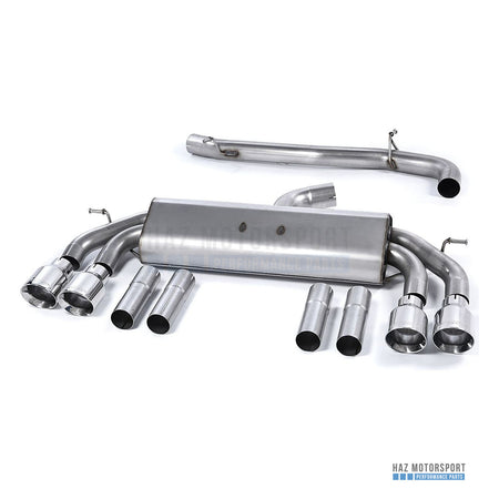 Milltek Sport Non-Resonated (Louder) Cat Back Exhaust – Audi S3 8V/V.2 (2013–2018) – photo 1
