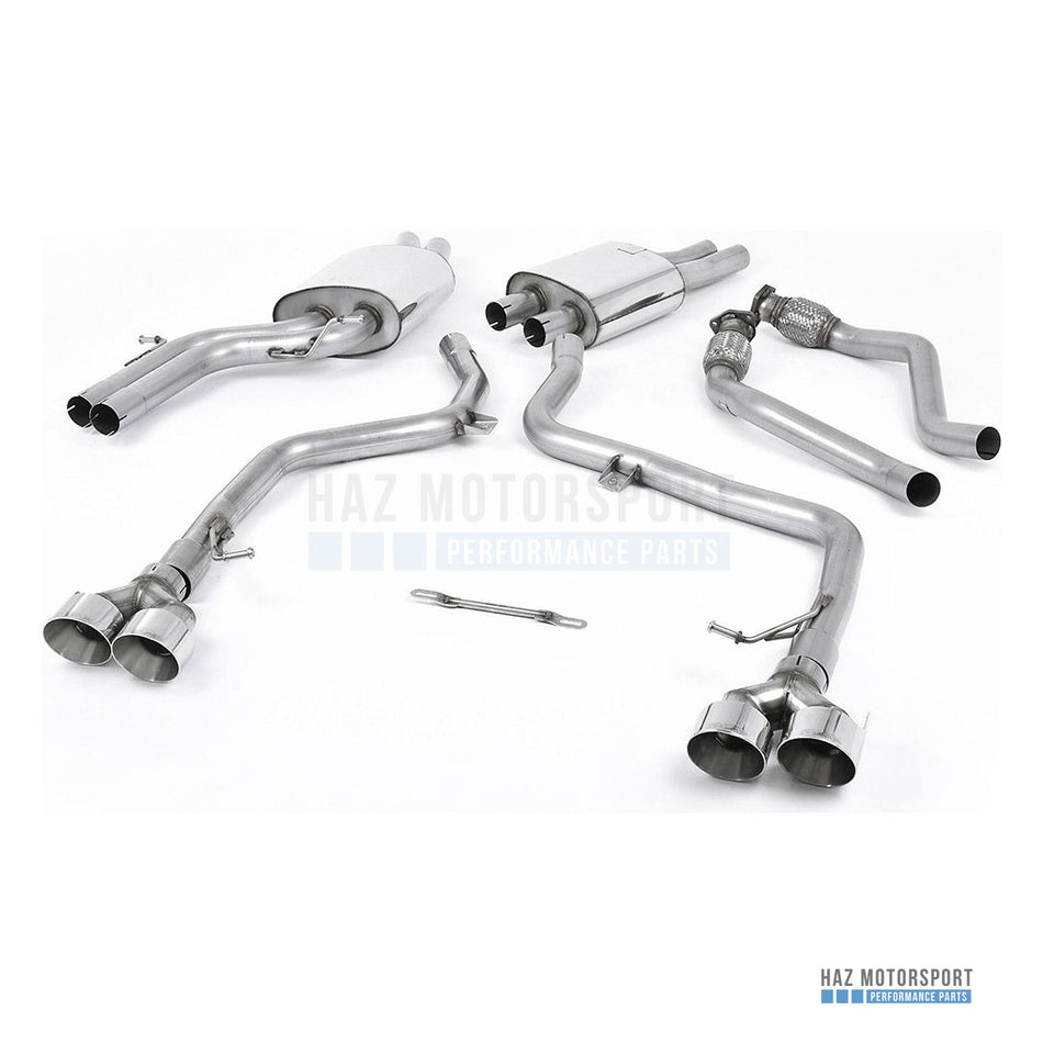 Milltek Sport Non-Resonated (Louder) Cat Back Exhaust – Audi S5 B8.5 Coupe/Cabriolet (2011–2016) – photo 1