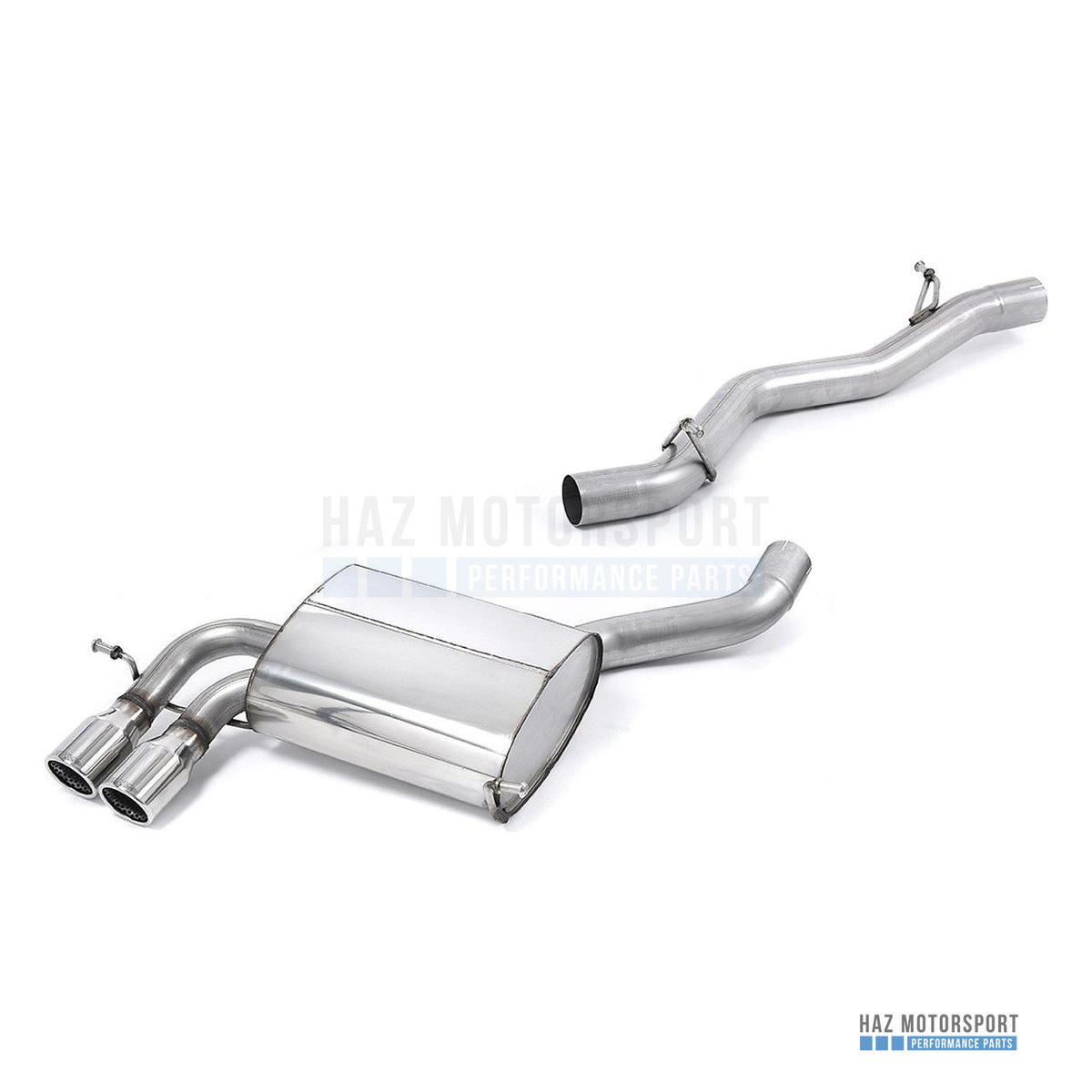 Milltek Sport Non-Resonated (Louder) Cat Back Exhaust – Audi S3 8P Sportback (2007–2012) – photo 1