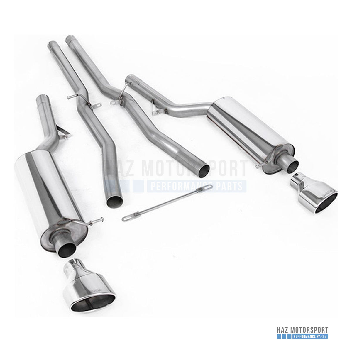 Milltek Sport Non-Resonated (Louder) Cat Back Exhaust – Audi RS6 C5 (2002–2004) – photo 1