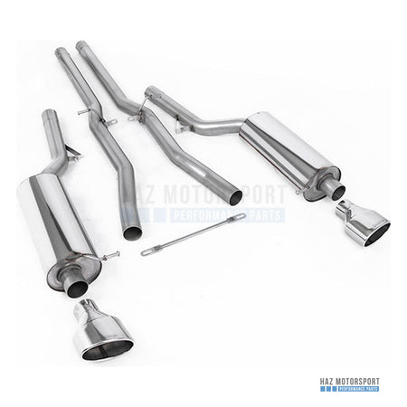 Milltek Sport Non-Resonated (Louder) Cat Back Exhaust – Audi RS6 C5 (2002–2004) – photo 1