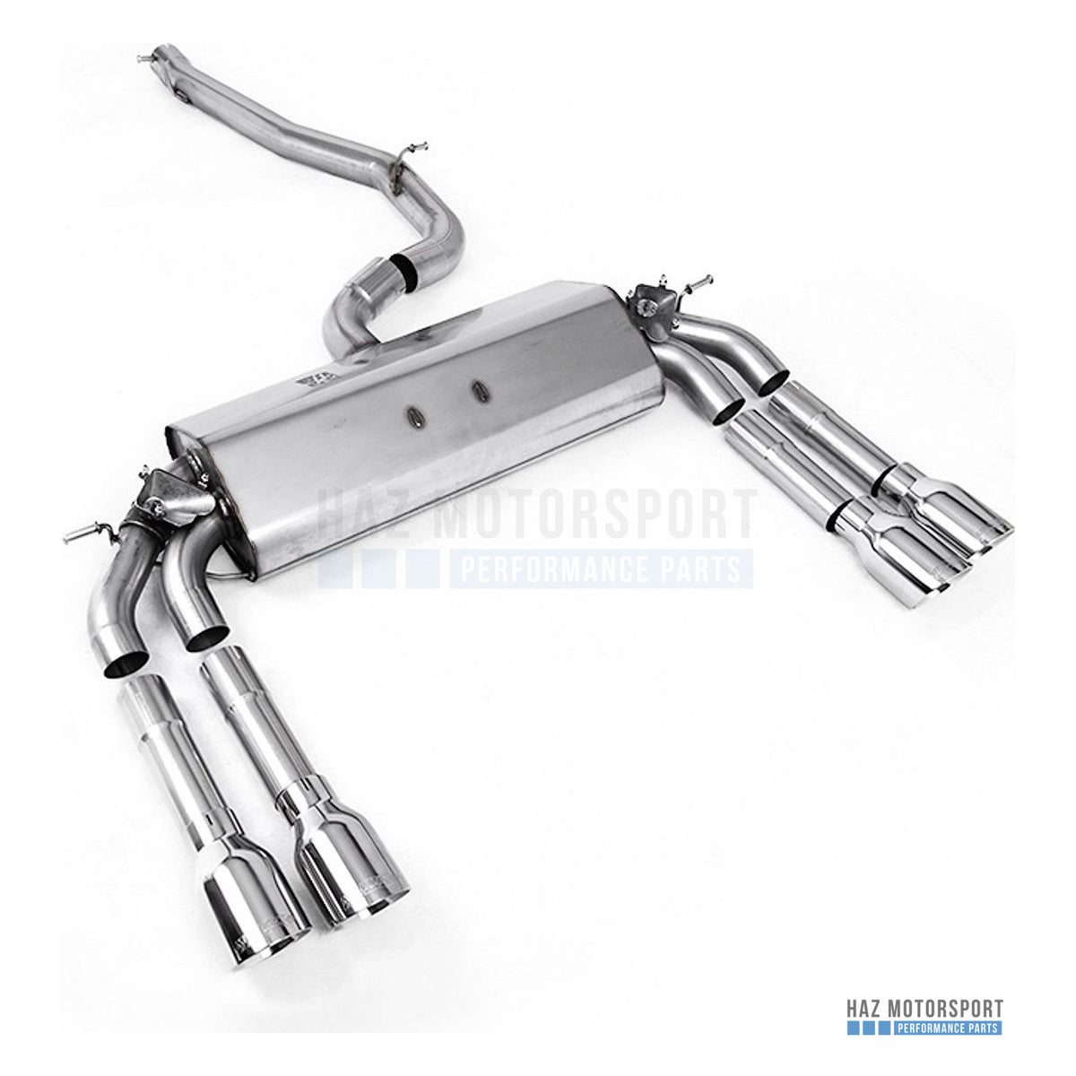 Milltek Sport Non-Resonated (Louder) Cat Back Exhaust – Audi S3 8V.2 (2013–2020) – photo 1