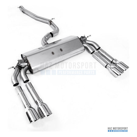 Milltek Sport Non-Resonated (Louder) Cat Back Exhaust – Audi S3 8V.2 (2013–2020) – photo 1