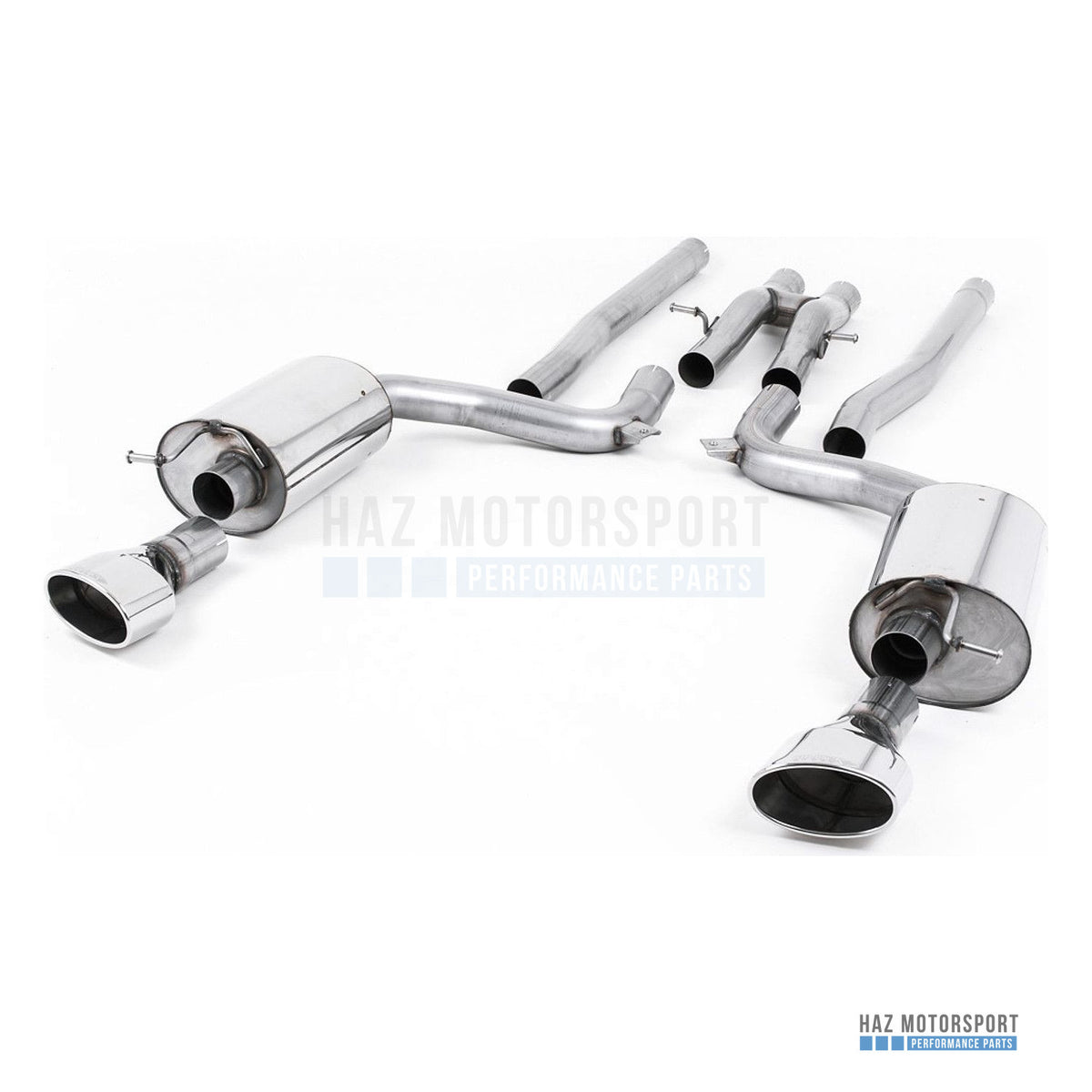 Milltek Sport Non-Resonated (Louder) Cat Back Exhaust – Audi RS6 C6 (2008–2010) – photo 1